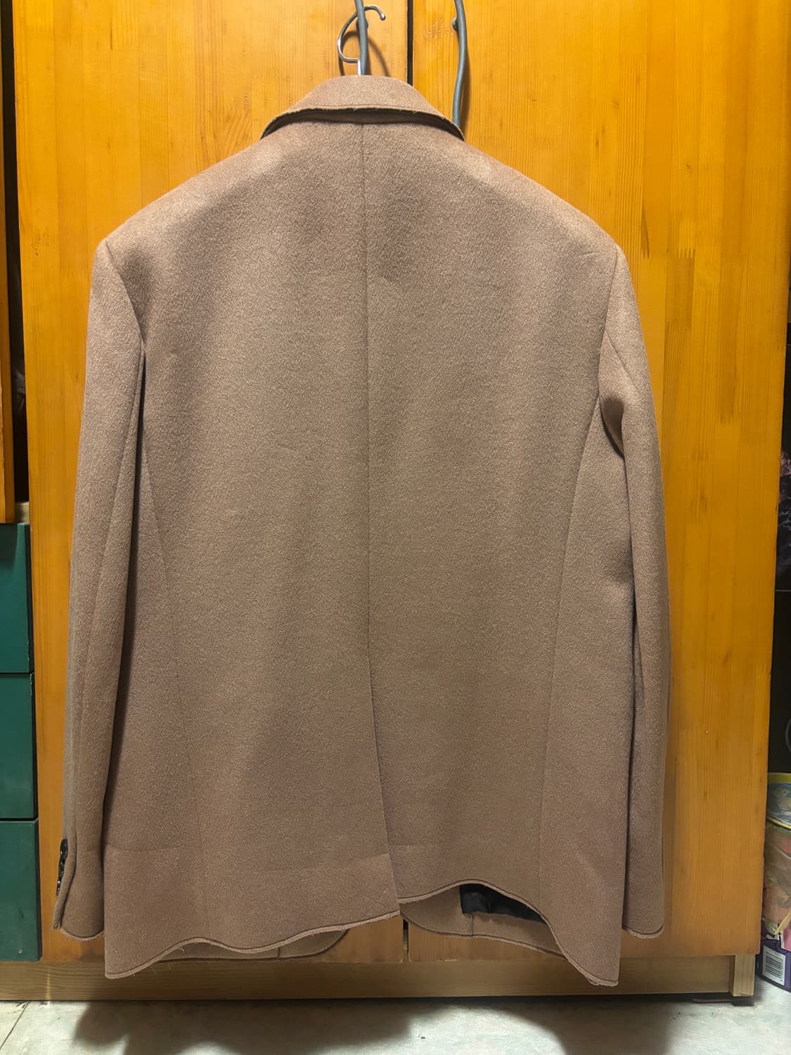 토니웩 아카이브 컷팅 블레이저 L 카멜 상품이미지4