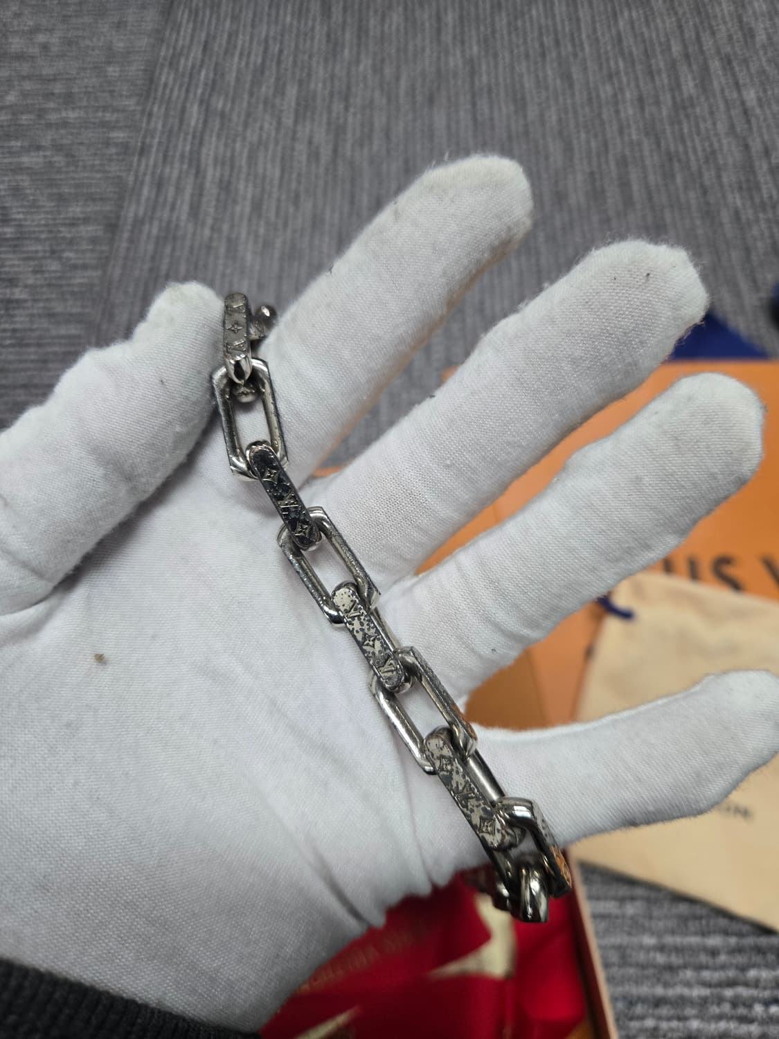 [특가][정품] 루이비통 버질아블로 체인 팔찌 상품이미지3