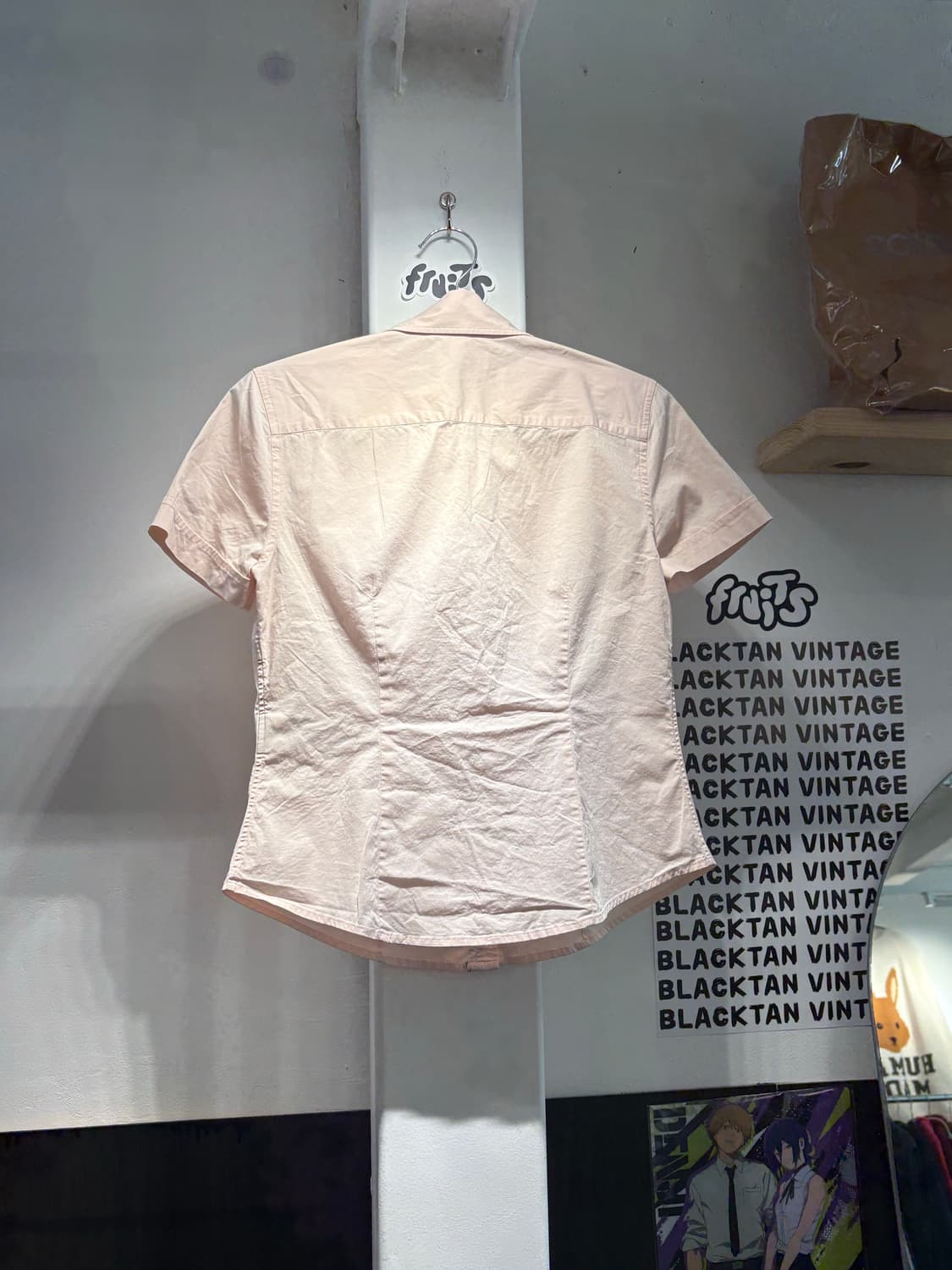 버버리 노바체크 트리밍 로고 반팔셔츠 상품이미지2