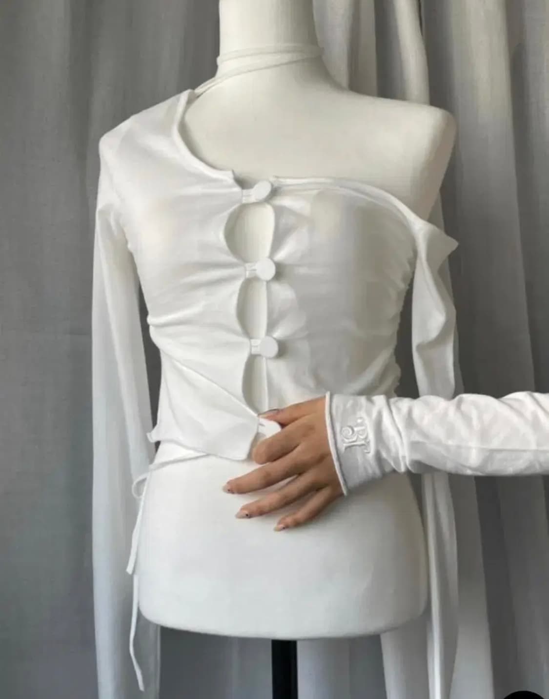 Bnfrom 비엔프롬 가디건 화이트 상품이미지1