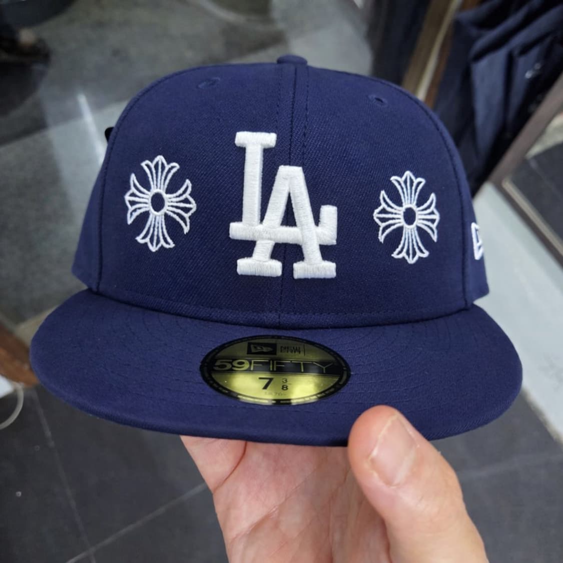 뉴에라 la 커스텀 크롬하츠 네이비 714 상품이미지2