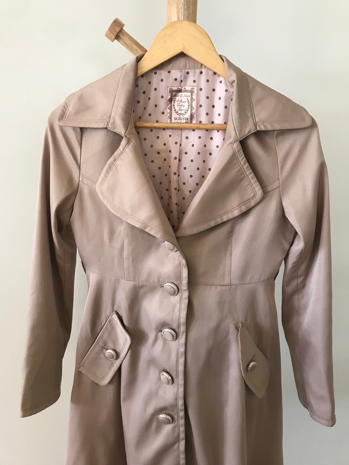 SUZUTAN 라떼갸루 트렌치코트  상품이미지4