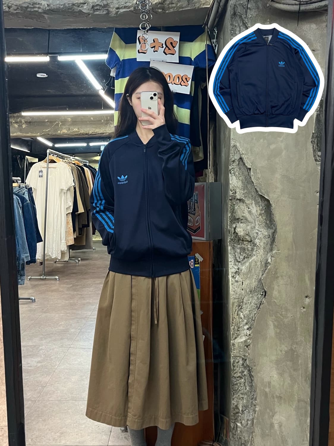 아디다스 슈퍼스타 져지 네이비 블루 100 #csz3840 상품이미지1