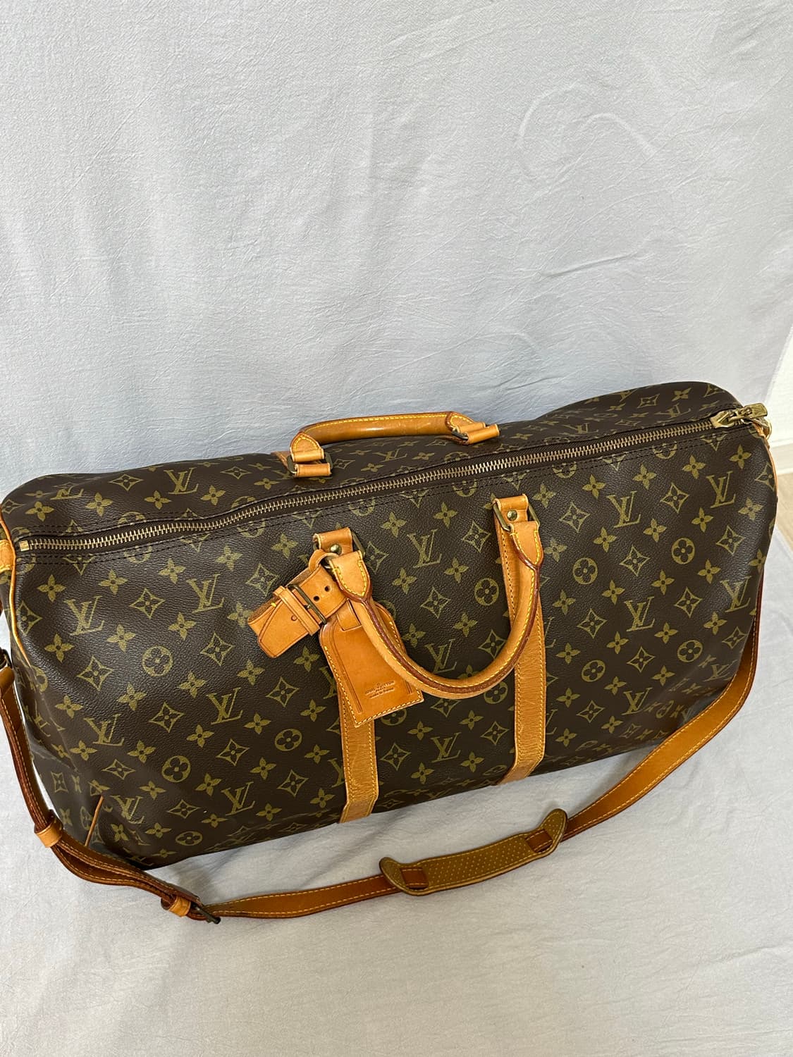 루이비통 모노그램 여행용 보스턴백 키폴 55 반둘리에 상품이미지10