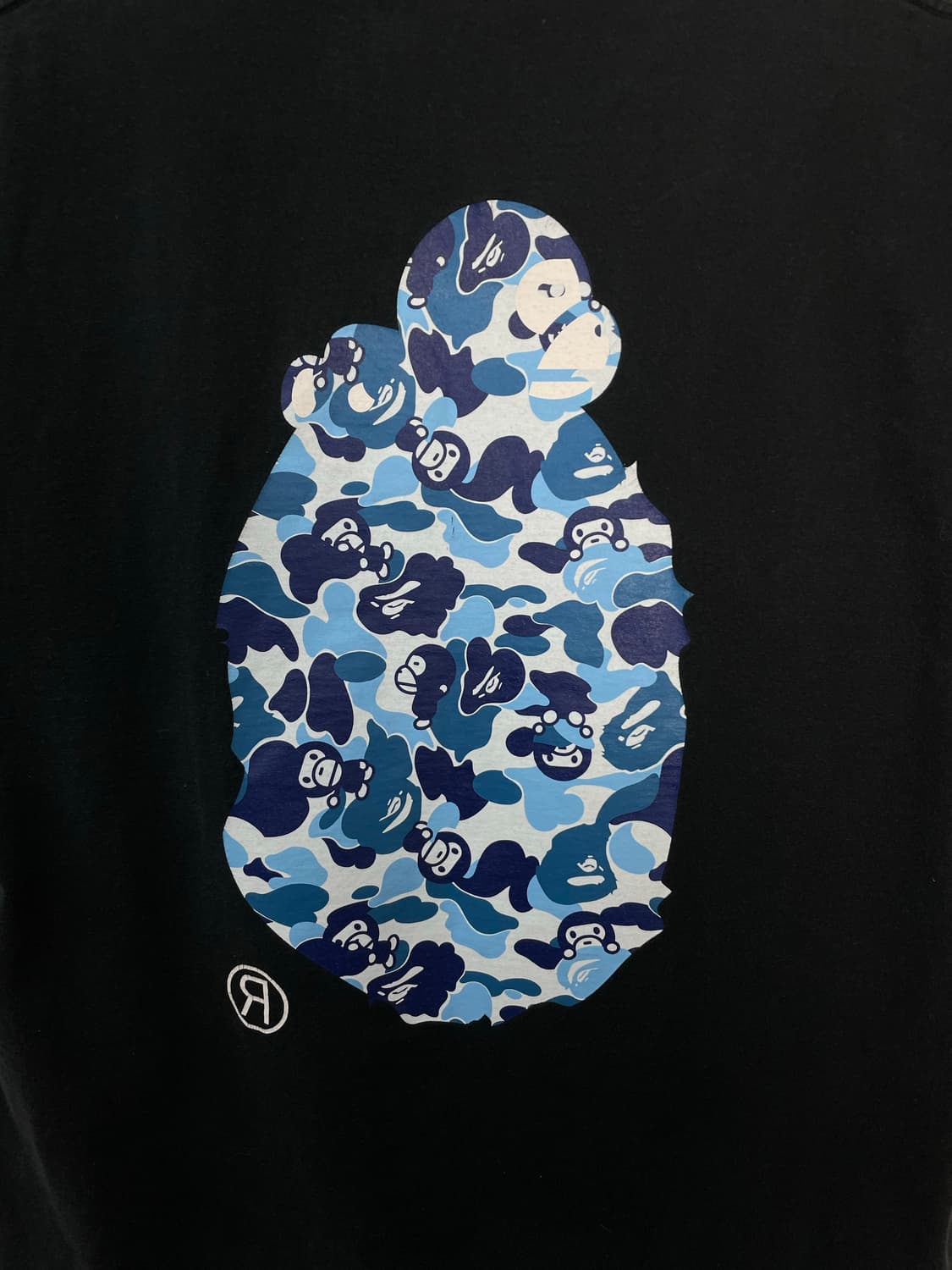 베이프 카모 빅 에이프 블랙 반팔 H2126 상품이미지7