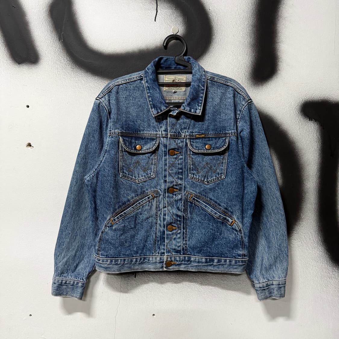 랭글러 OG 90s 웨스턴 카우보이 데님 트러커 자켓 상품이미지1