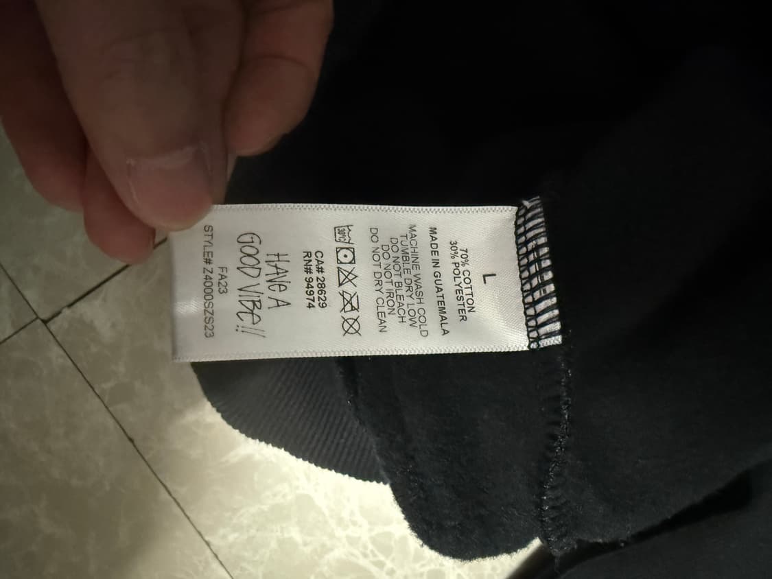 L사이즈 스투시 스탁 서울 후드집업 블랙 2023 상품이미지5