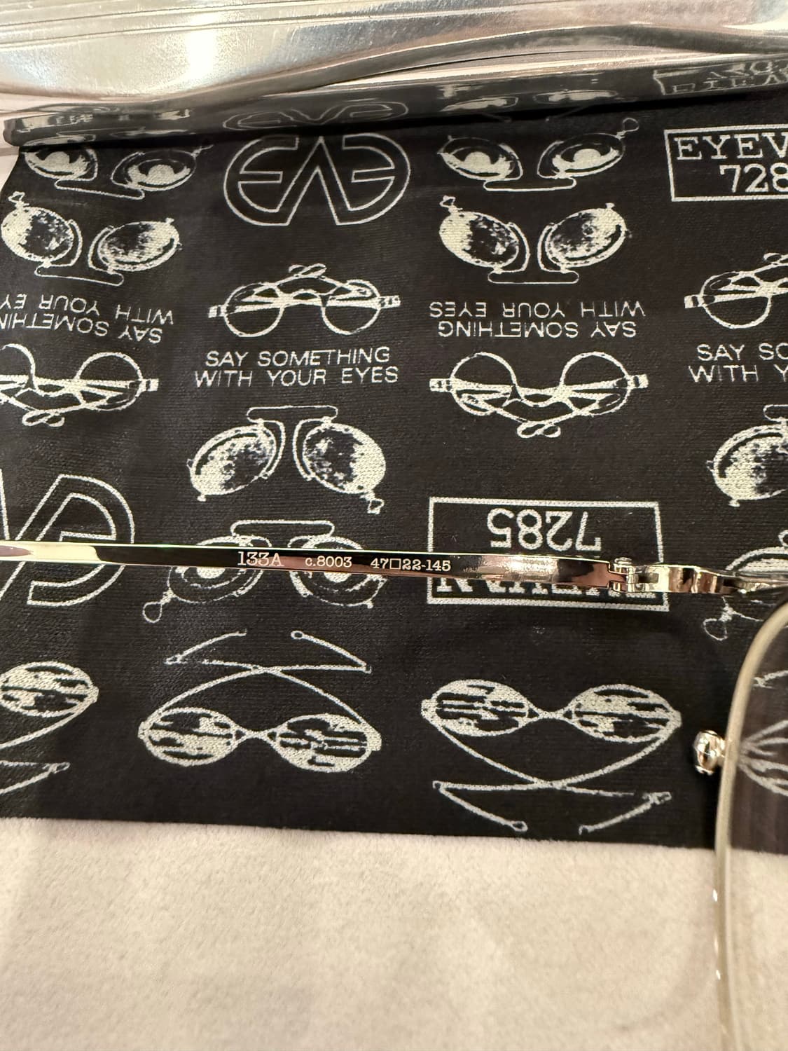 EYEVAN7285 133A 티타늄 47-22 상품이미지8