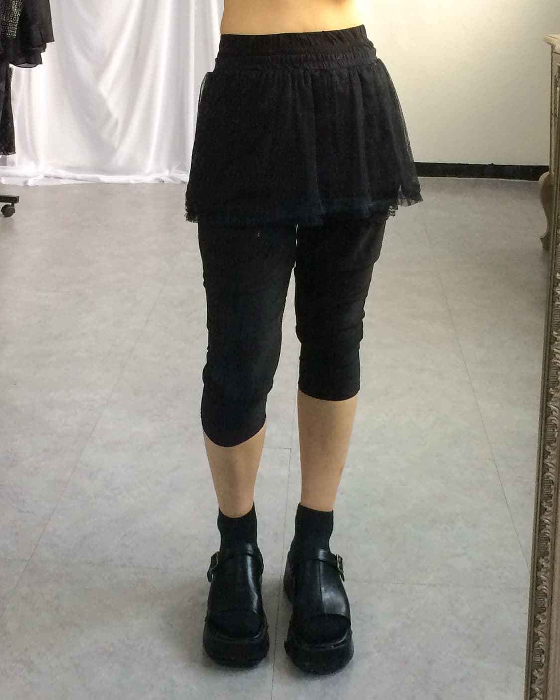 Dot pattern lace short 상품이미지7