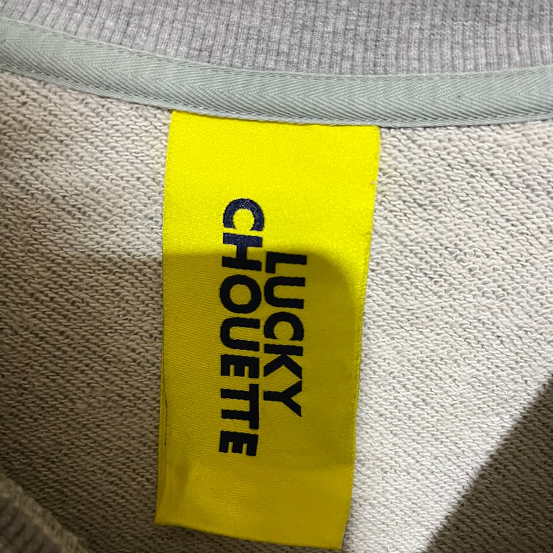 (오버핏 Free) 럭키슈에뜨 부엉이 프린팅 맨투맨 그레이 상품이미지3