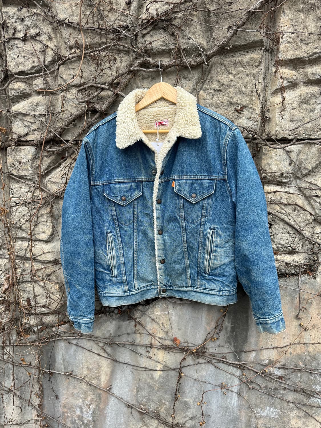 70s 리바이스 빈티지 쉐르파 데님 트러커 자켓 44 상품이미지1