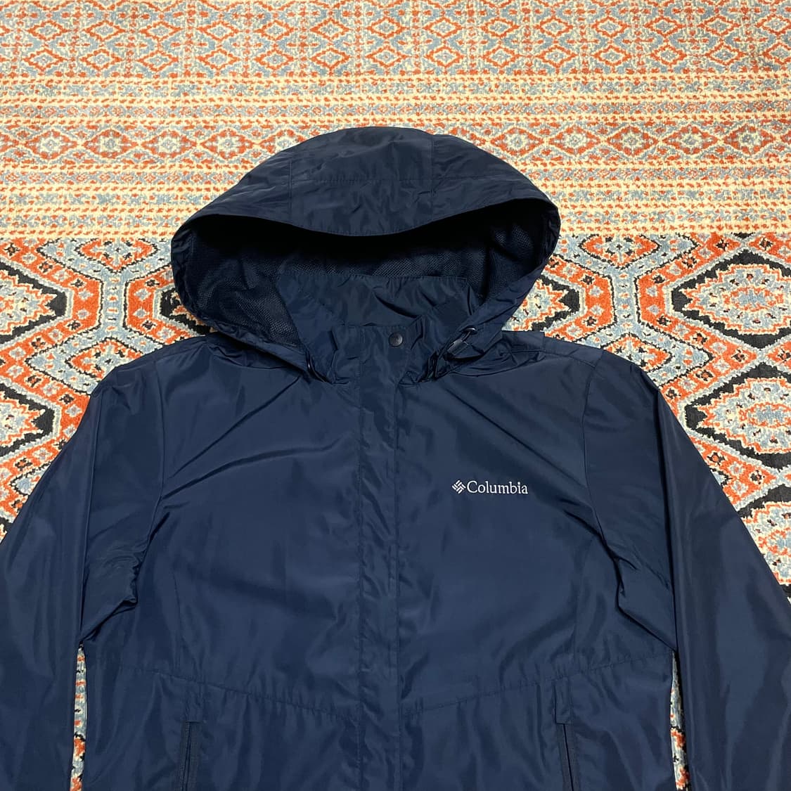 컬럼비아 네이비 바람막이 자켓 여성S 상품이미지2