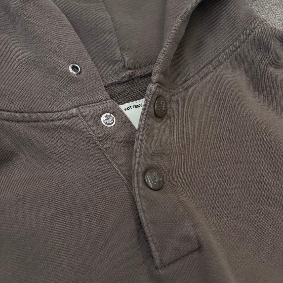 POTTERY 포터리 브라운 워싱 후드 2 상품이미지2