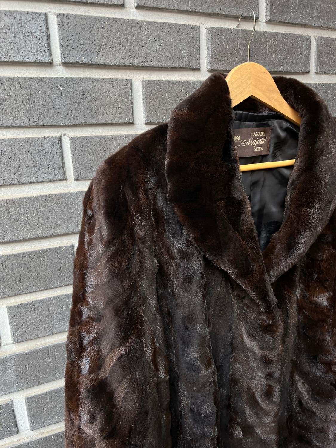 90s Canada Majestic Mink 쉬어드 밍크 코트  상품이미지9