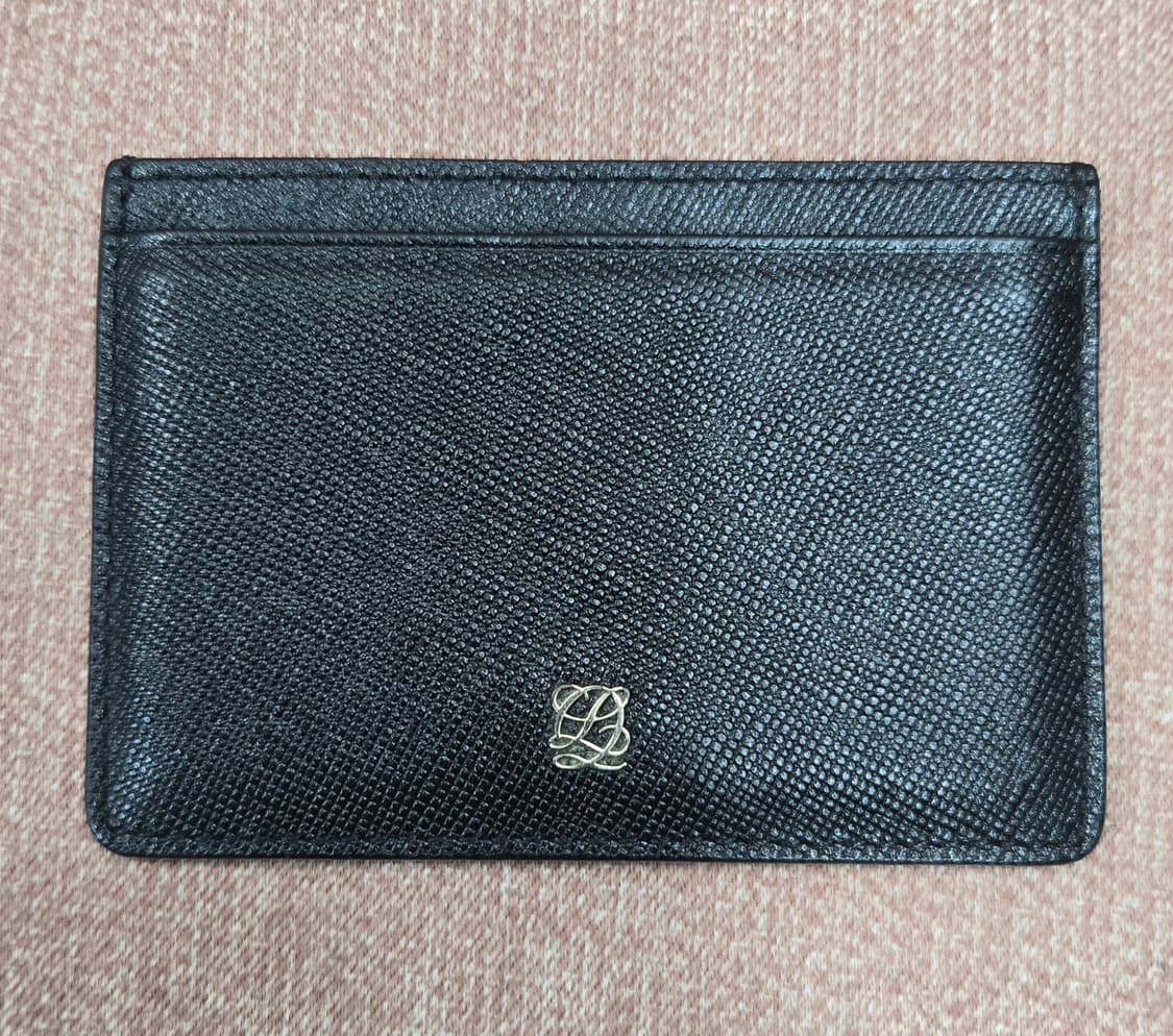 루이까또즈 남녀공용 카드지갑 명합지갑 블랙레더 상품이미지1