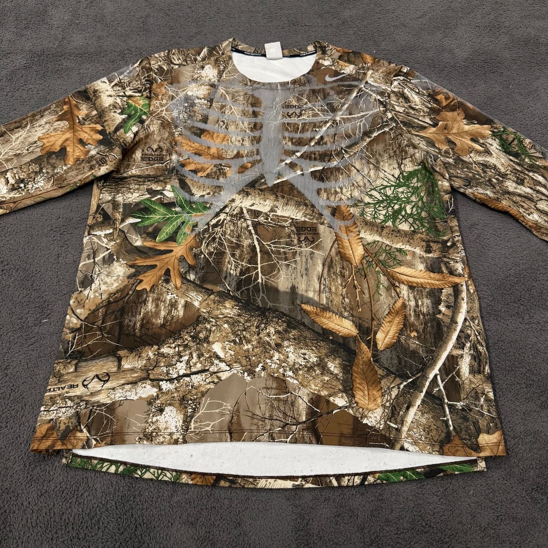 [정품/L] 나이키 러닝 스켈레톤 카모 리얼트리 탑 상품이미지4