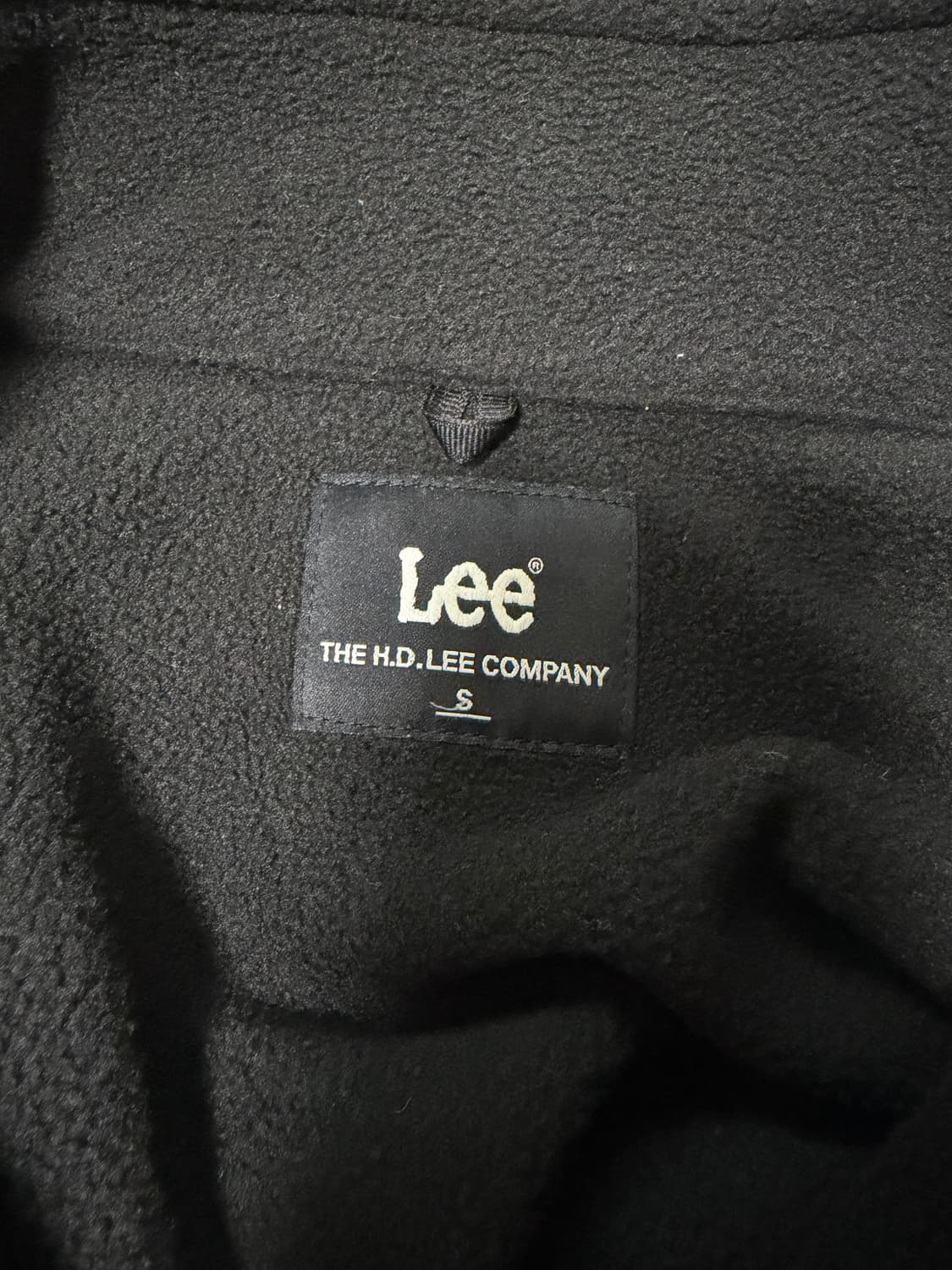 Lee 폴라플리스 집업 자켓 블랙 상품이미지2