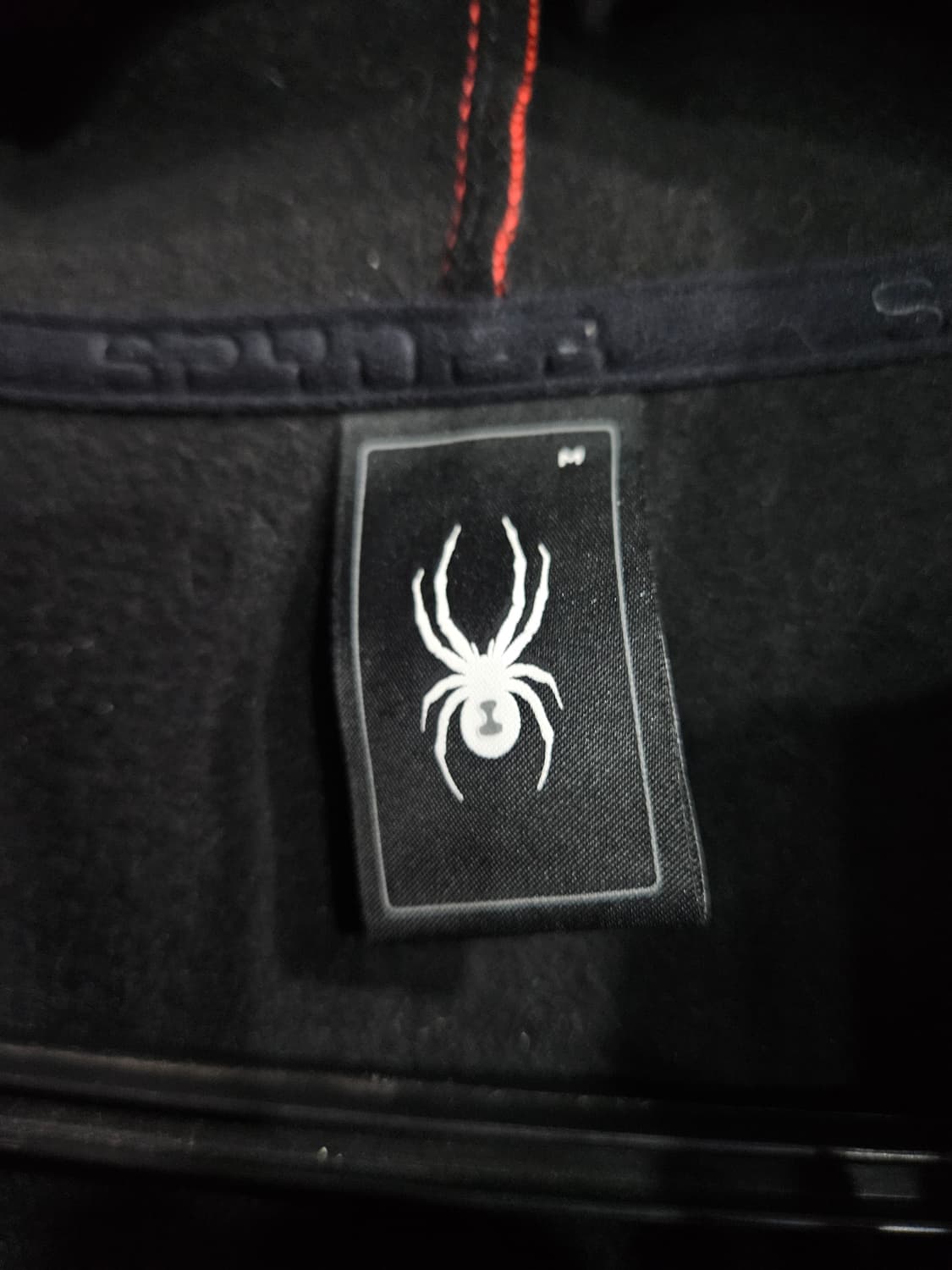 스파이더 레드컬러 남성 슬림핏 95 기모 후드집업 자켓  상품이미지3