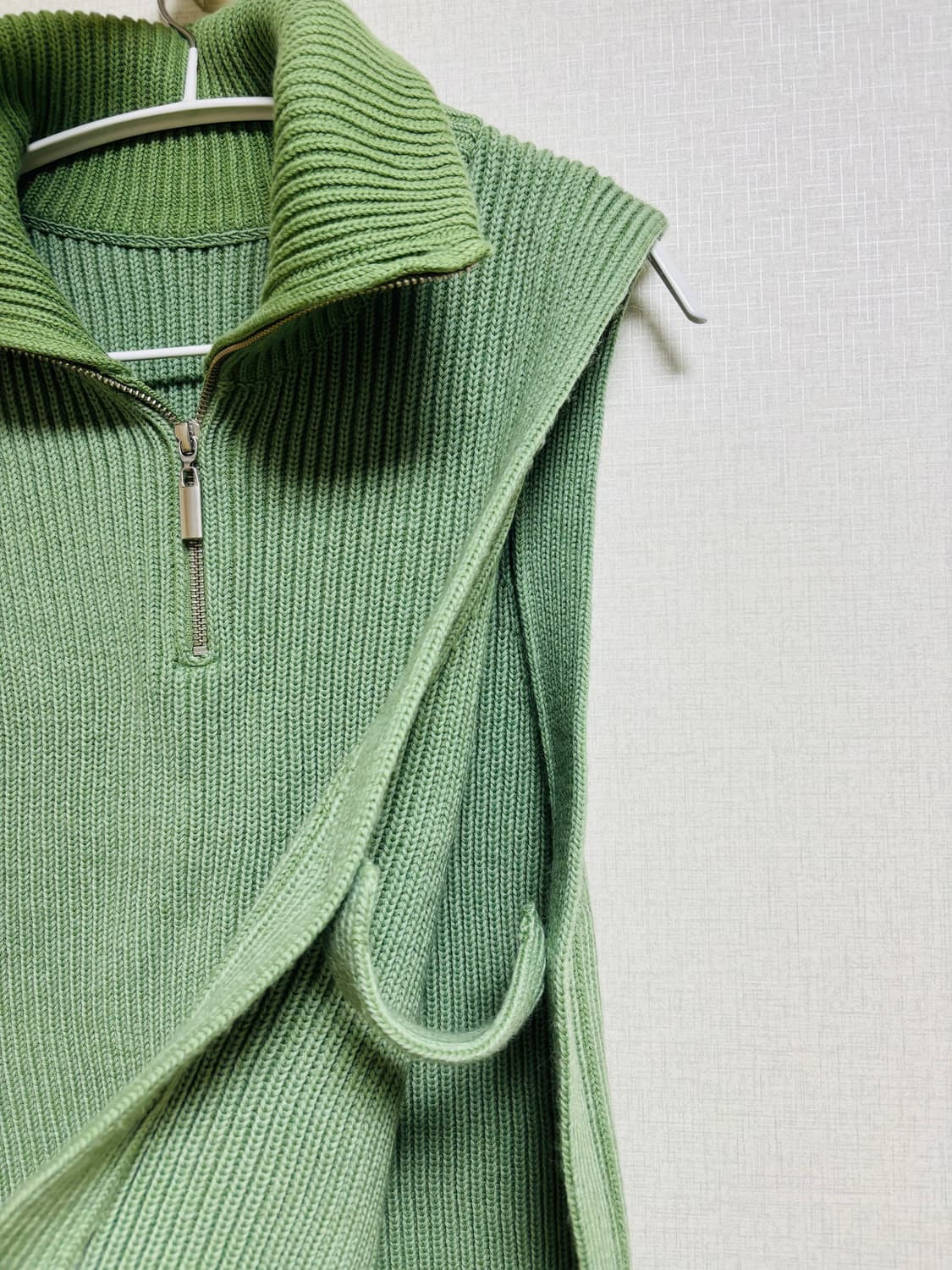 ARKET 아르켓 울 하프집업 니트 베스트 상품이미지3