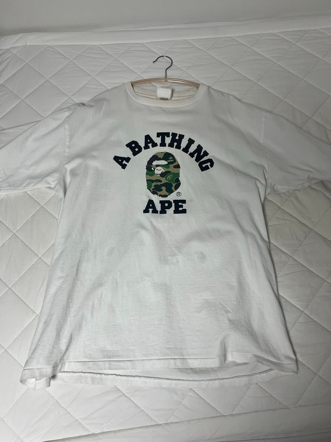 [2XL]베이프 카모 로고 반팔 상품이미지1