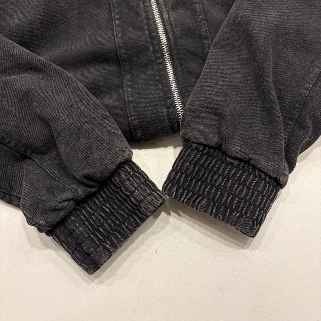 [L] 나이키 NSW 블랙 워싱 집업 자켓 B394 상품이미지8