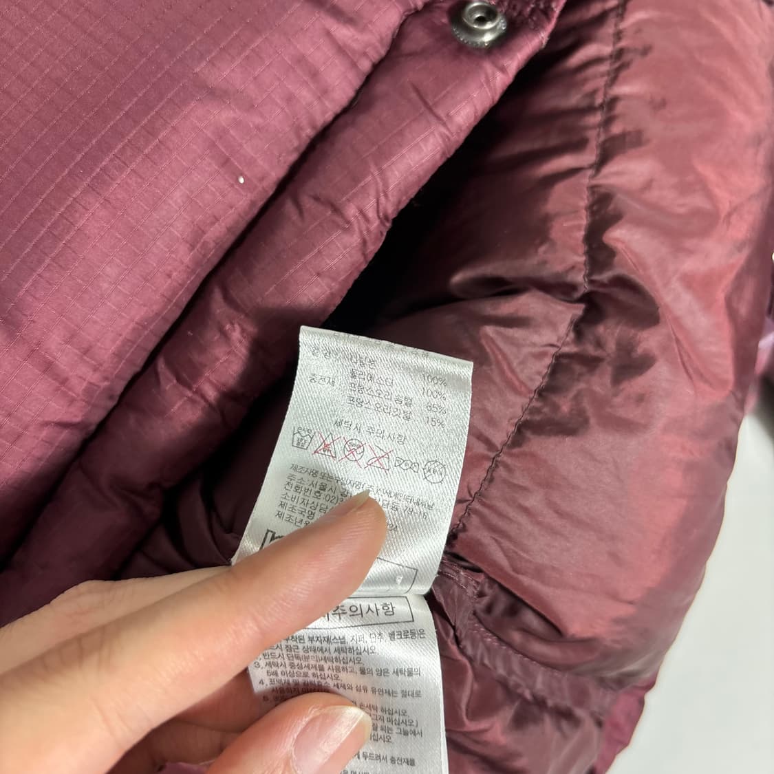 XXL 110 살로몬 검와인 CIMAWIND 덕다운 필파워700 패딩점퍼 상품이미지5