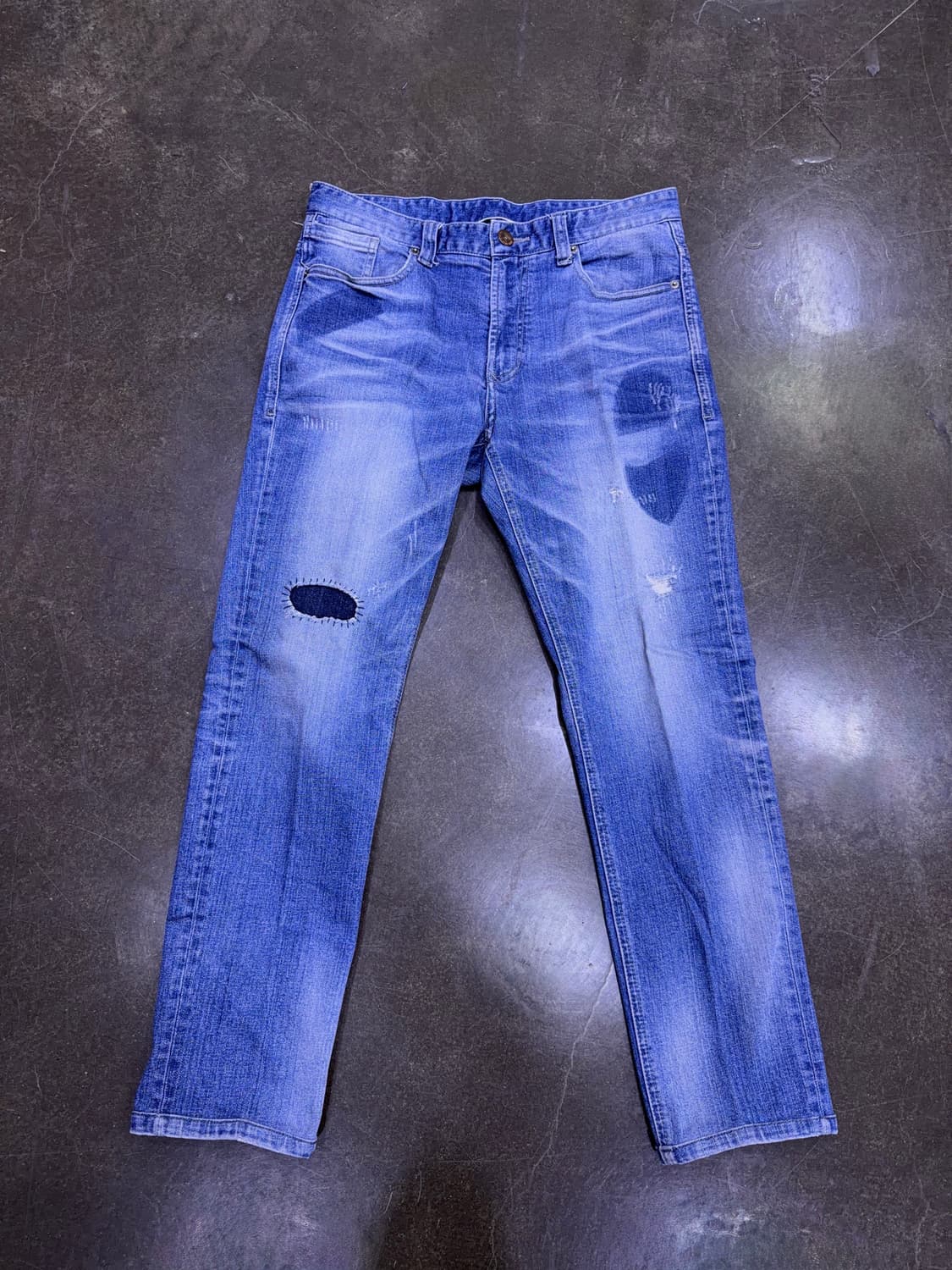 시리즈 힙스터 빈티지 워싱 데미지 청바지 데님팬츠 82(32) 상품이미지1