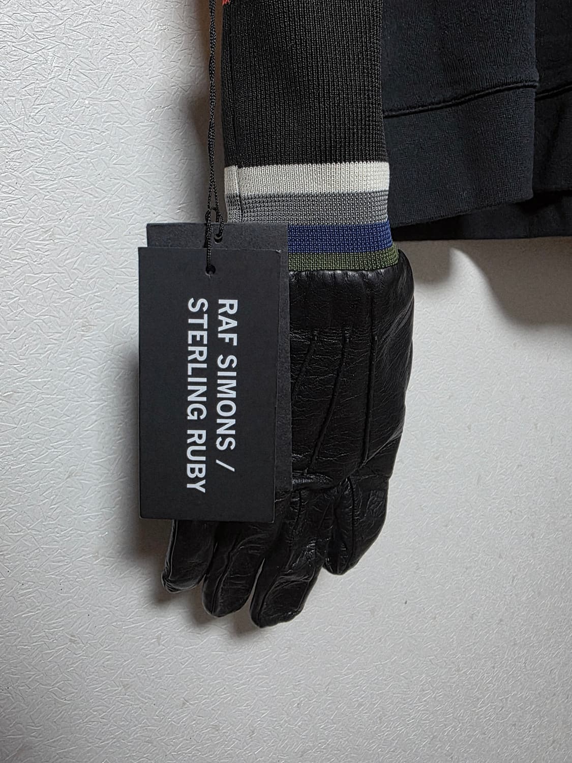 Raf simons x Sterling Ruby leather glove 상품이미지2