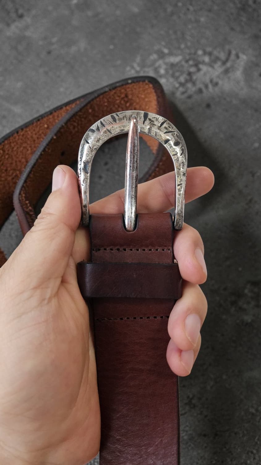 LEVI'S 가죽 벨트 빈티지 버클 상품이미지3