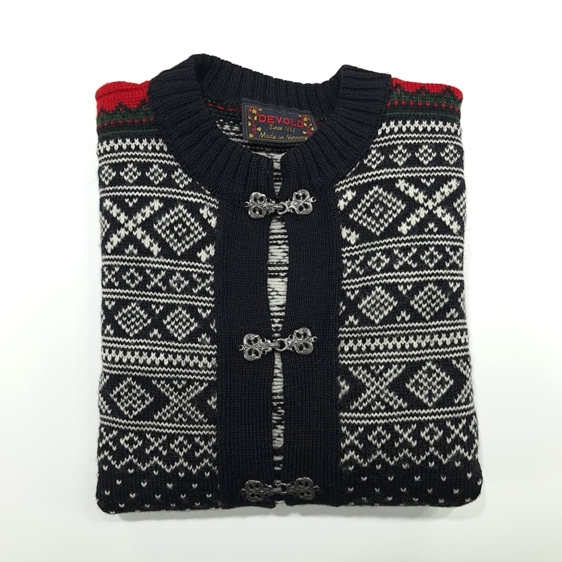 CN969 L DEVOLD 노르웨이 메이드 노르딕 울 가디건 상품이미지8