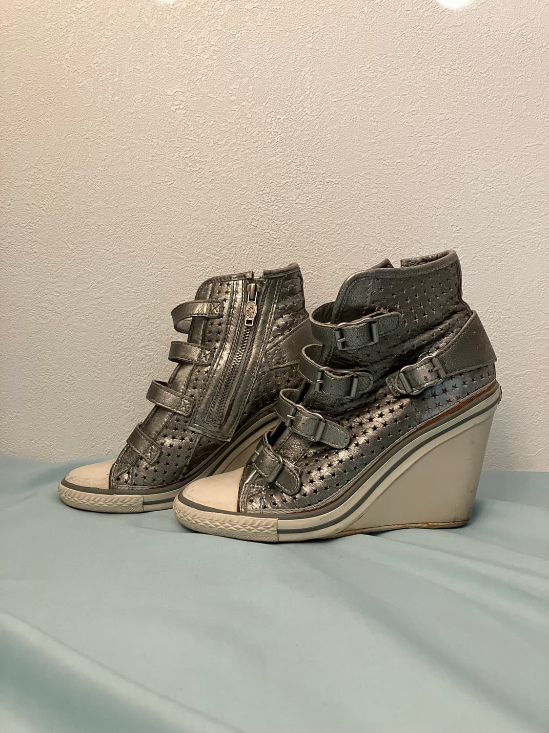 Ash 아쉬 텔마 웨지힐 스니커즈 하이탑 y2k 오네갸루 상품이미지1