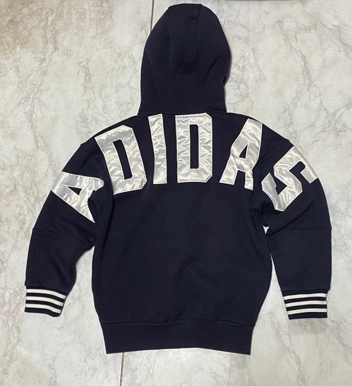 아디다스 빅로고 양털 기모 후드 여성 90 사이즈 상품이미지5