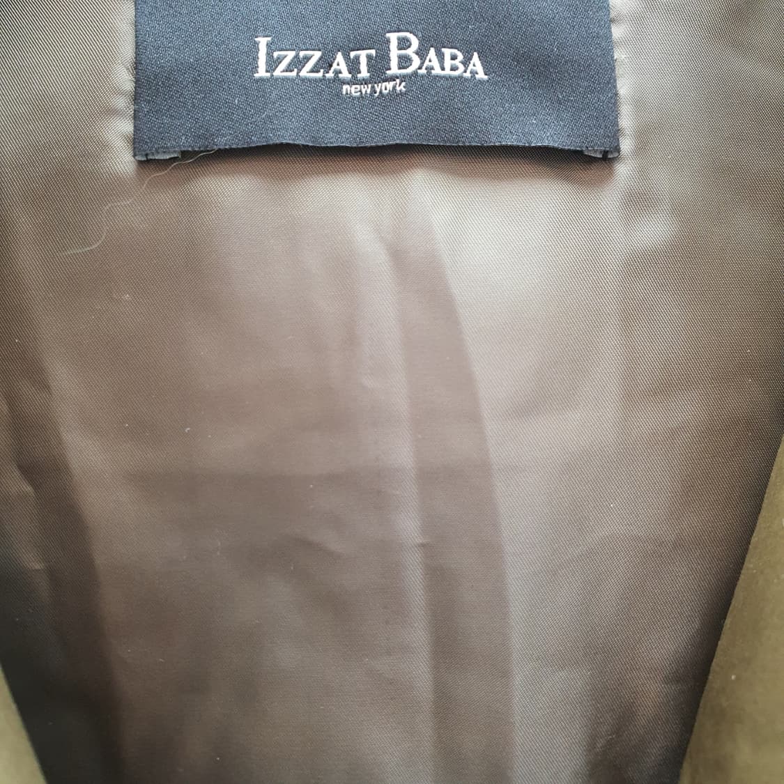 Izzat baba 여성 구스다운 롱패딩 카키 상품이미지6