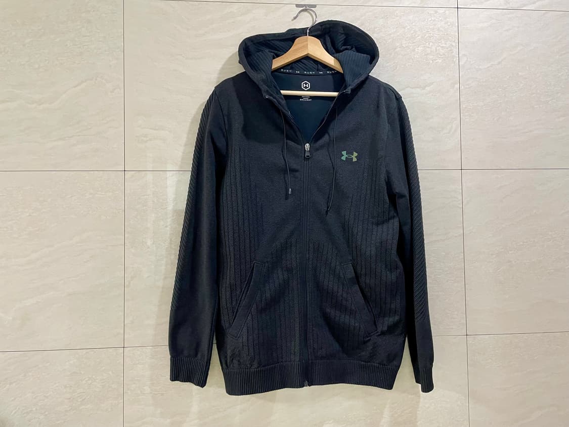 언더아머 / 심리스 집업 후디, 후드집업, 바람막이 / L(100) 상품이미지1