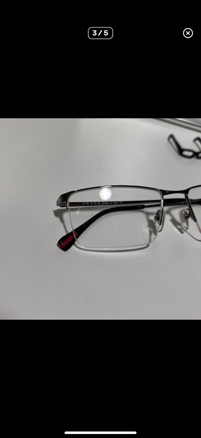 프라다 긱시크 무테안경 상품이미지3