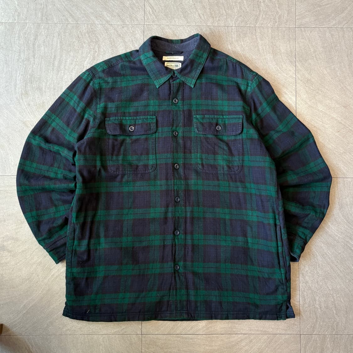 L.L.bean 정품 엘엘빈 체크 내피 셔츠 상품이미지1