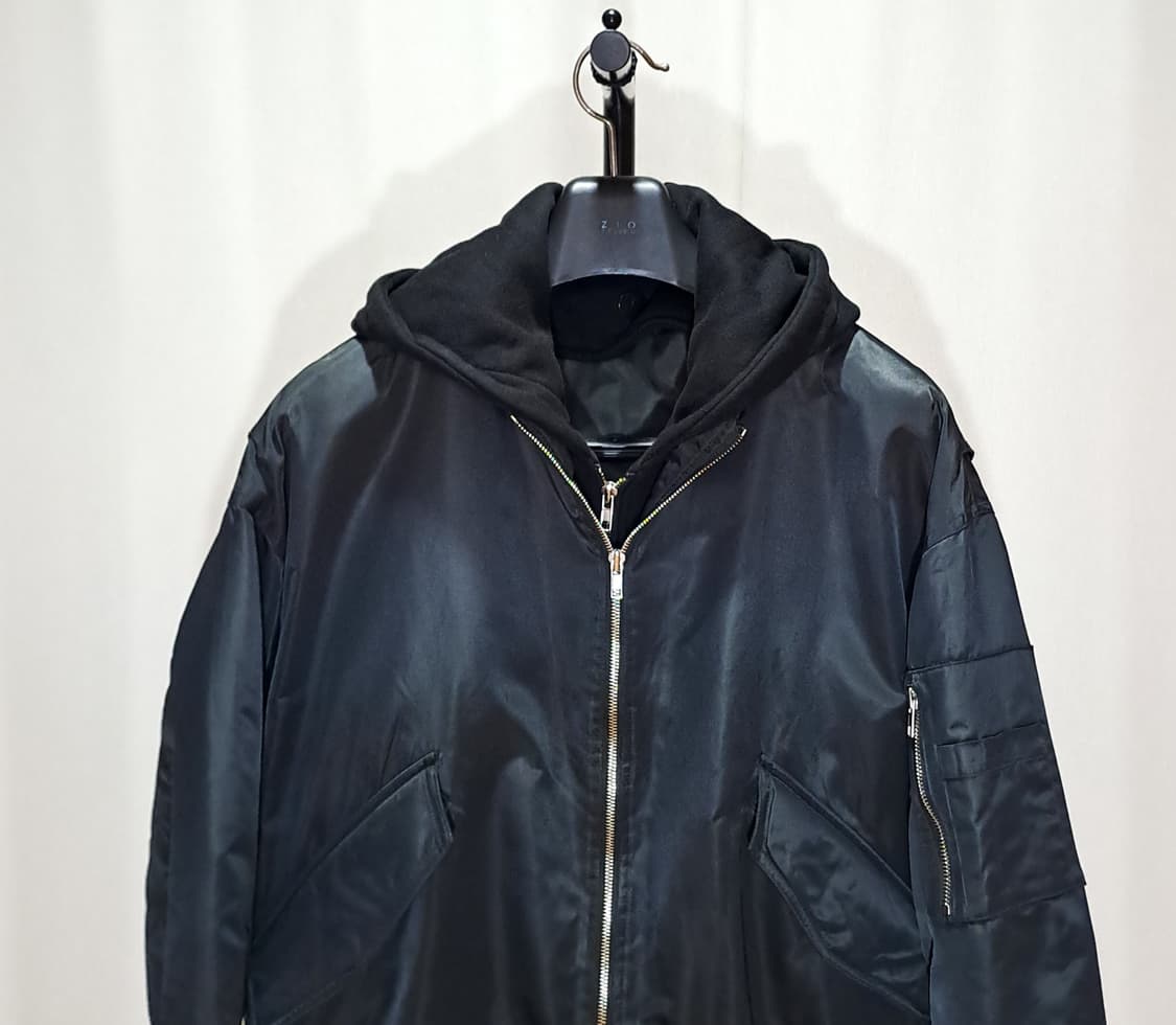 (택포) TNGT 미드나잇 그린 오버핏 디테저블 마원 자켓 B87 상품이미지3