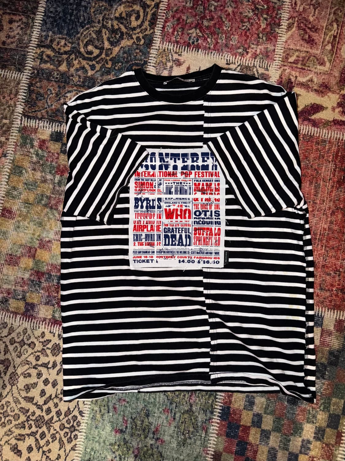 앤더슨벨 몬터레이 포스터 스트라이프 티셔츠 상품이미지2