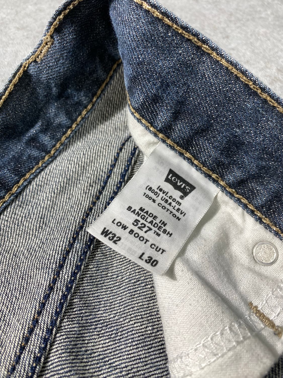 [30-31] 00s Levi's 527 리바이스 로우 부츠컷 데님팬츠 상품이미지9