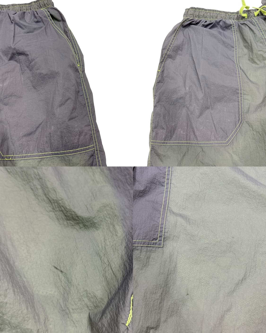 스컬프터 빈티지 스티치 카펜터 나일론 스트링 트랙팬츠 바지 L 상품이미지5