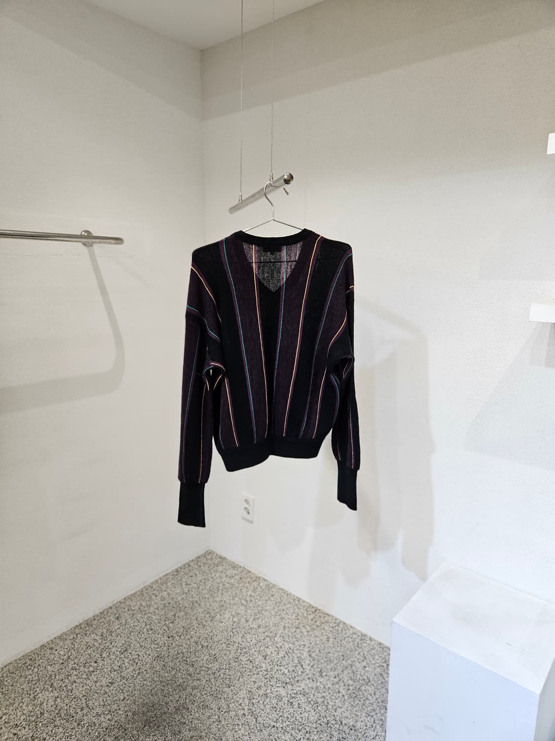 라코스테 스프라이프 브이넥 니트 상품이미지2