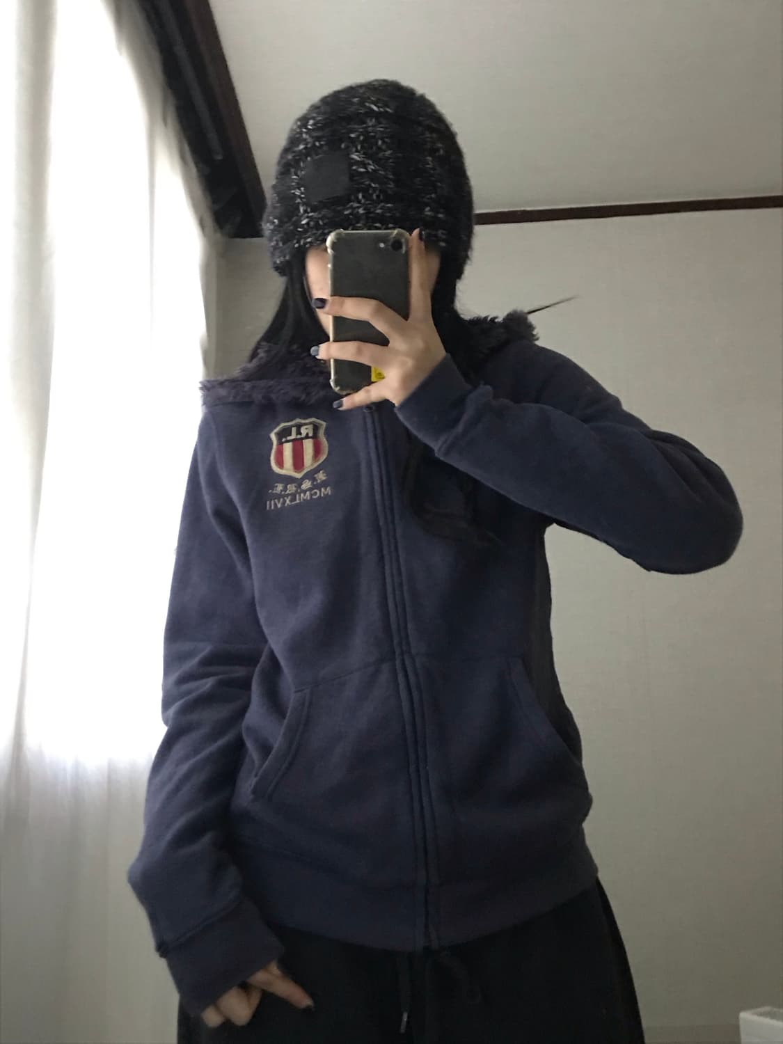 폴로 빅로고 울프죠 후드집업 상품이미지2