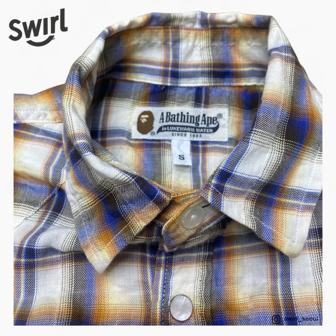 Bape ombré western shirts 상품이미지4