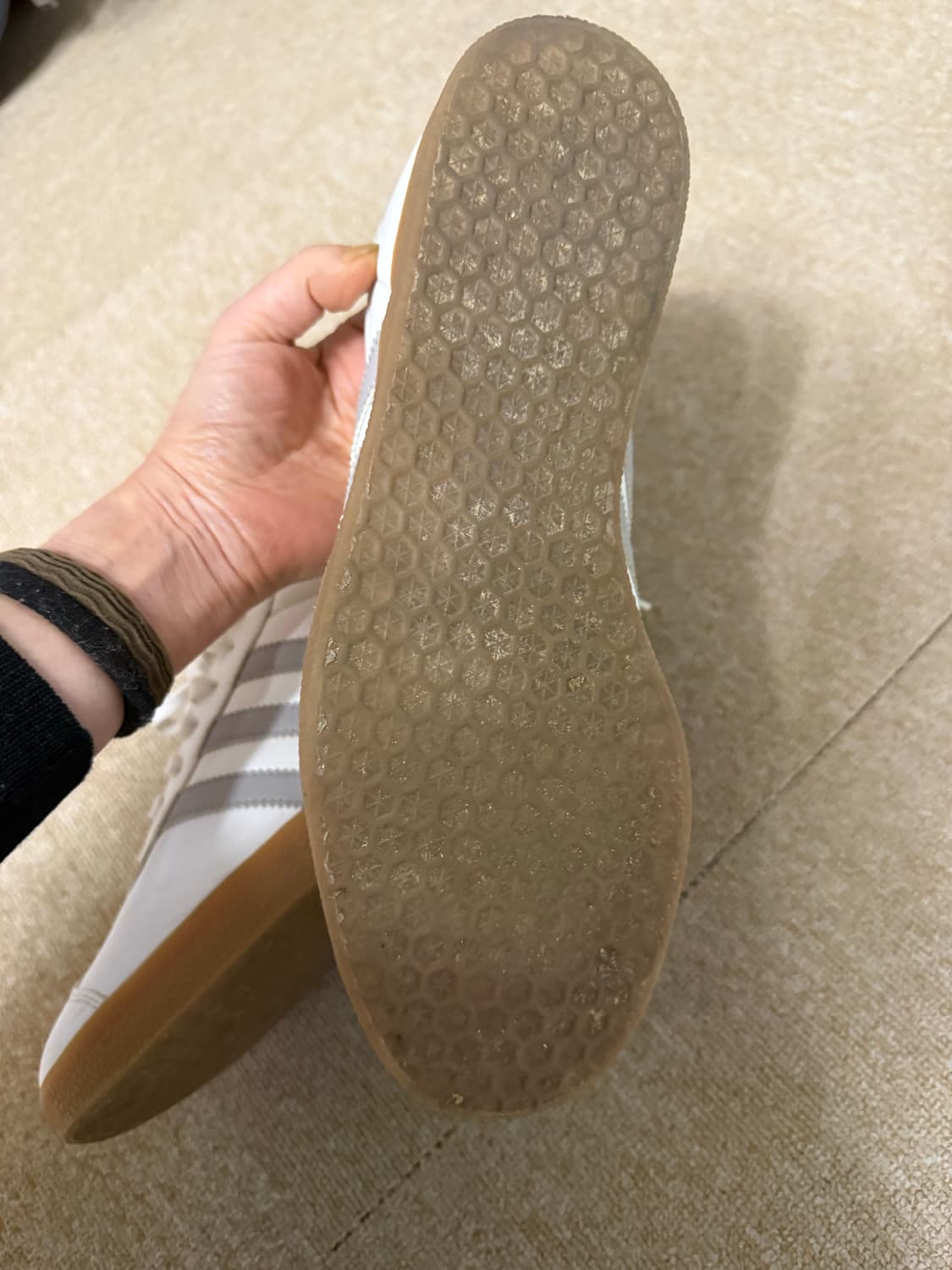 아디다스 가젤  화이트 그레이 깨끗  270 상품이미지7