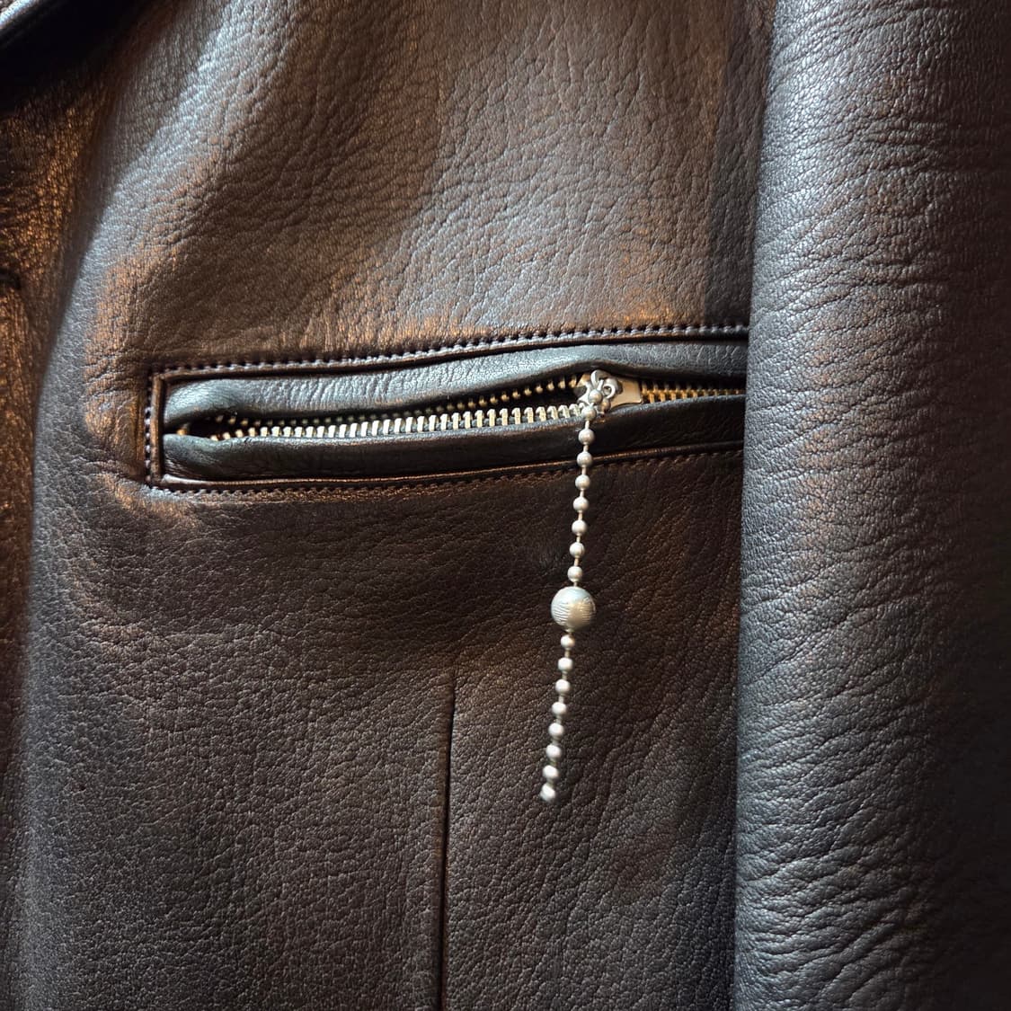 프리휠러스 "GUTHRIE" 디어스킨 레더 자켓 (40) 상품이미지5