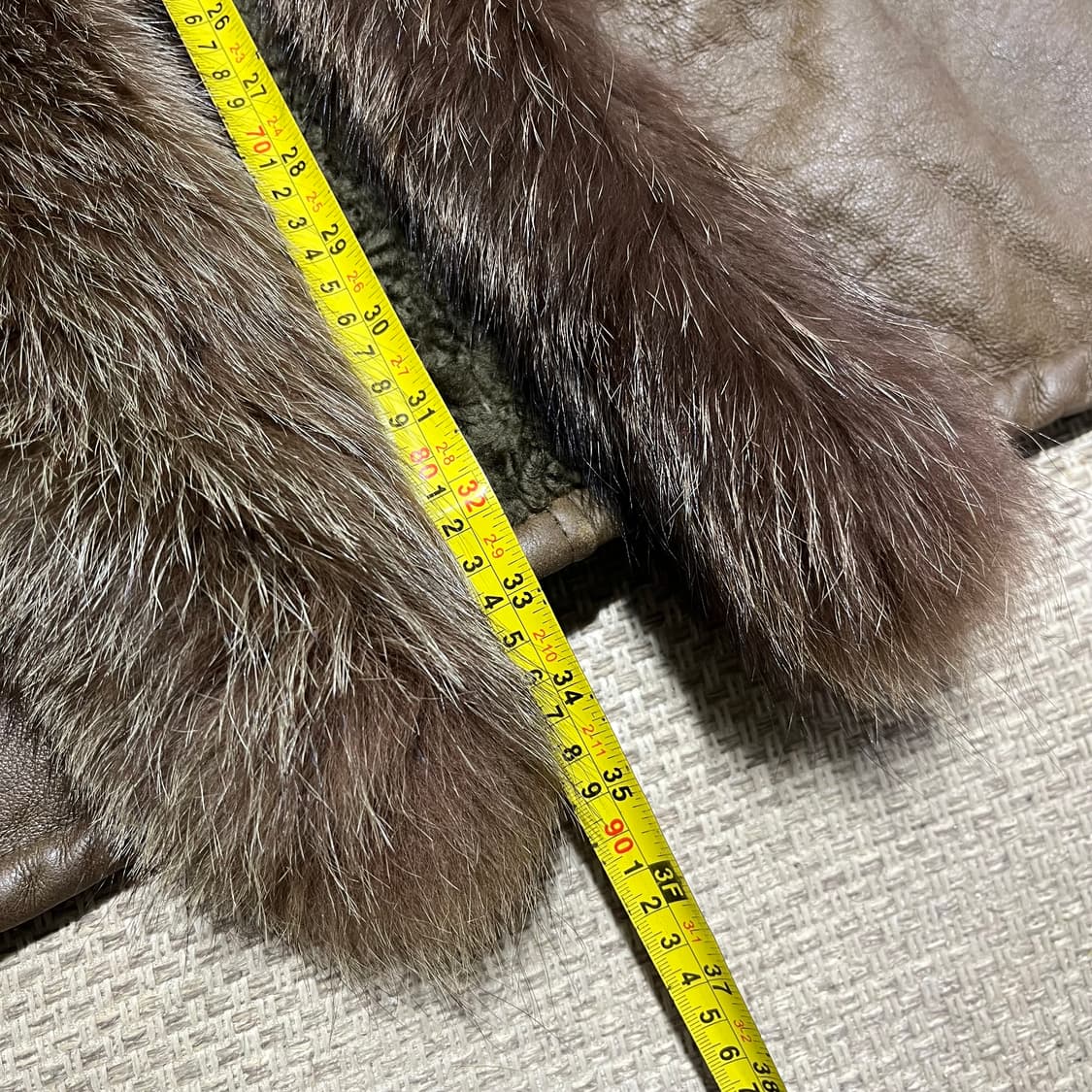 90s vintage 빈티지 양가죽 폭스퍼 토스카나 무스탕 상품이미지6