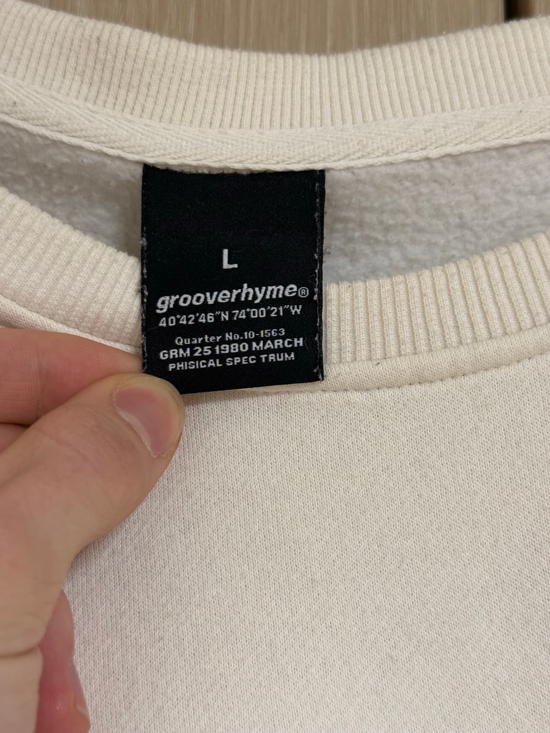 (L) 그루브라임 맨투맨 상품이미지3