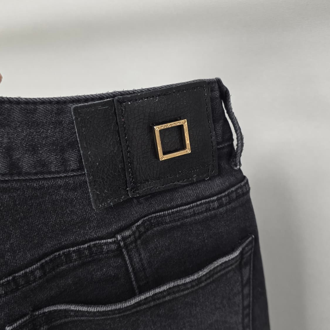 우영미 바이커진 팬츠 바지 48사이즈 판매 상품이미지4