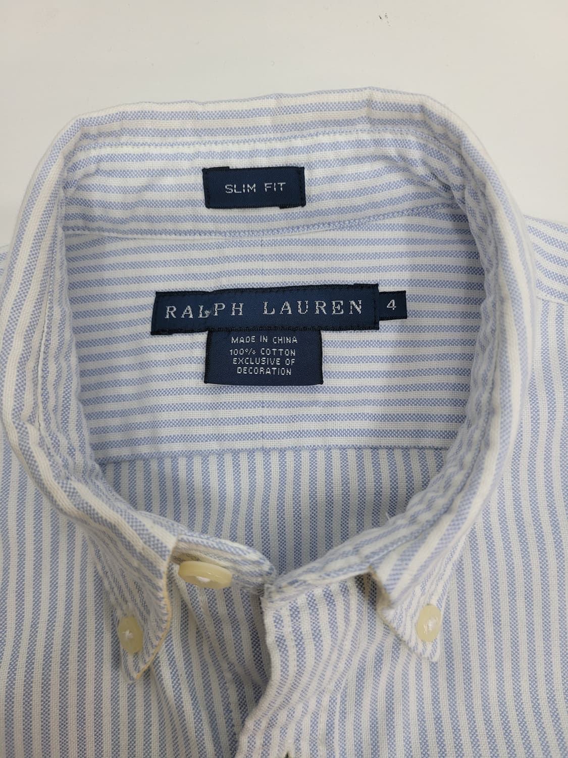 POLO 랄프로렌 옥스포드 스트라이프 셔츠 / 여 슬림핏 4사이즈
 상품이미지7