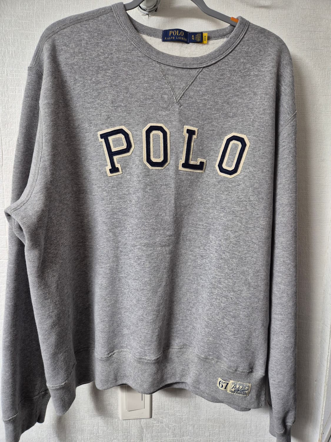 폴로 기모 맨투맨 XL 상품이미지1